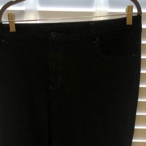 Chico’s Platinum Regular size 3 black jeans